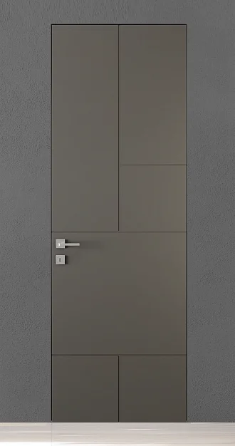 TREND-60, модель TR18, матовая эмаль L14 Ombra. "Скрытый" короб INVISIBLE.