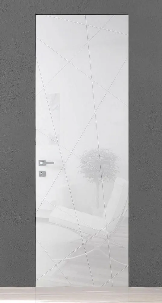 TREND-60, TR06, глянцевая эмаль Bianco Gloss, скрытый короб INVISIBLE.
