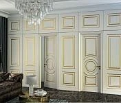 mini-Стеновые панели КАВЕР, ГРАНД | COVER, GRAND, модель GR03, матовая эмаль в цвете L01 Белый. Двери ГРАНД | GRAND, модель GR01.