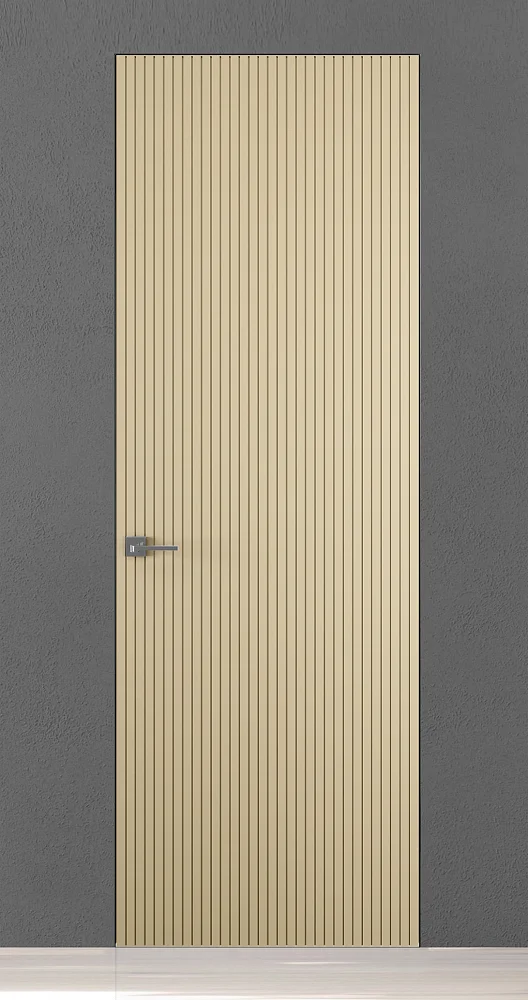 TREND-60, модель Step-V, матовая эмаль L03 Avorio. "Скрытый" короб INVISIBLE.