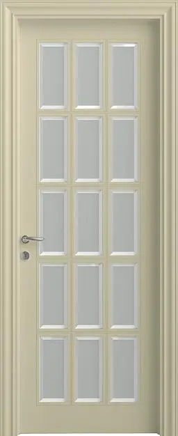 CORDA, модель U02i, матовая эмаль L03 Avorio, стекло Satinato Bianco.