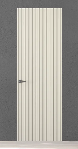 TREND-60, модель Step-V, матовая эмаль L02 Bianco Night. "Скрытый" короб INVISIBLE.