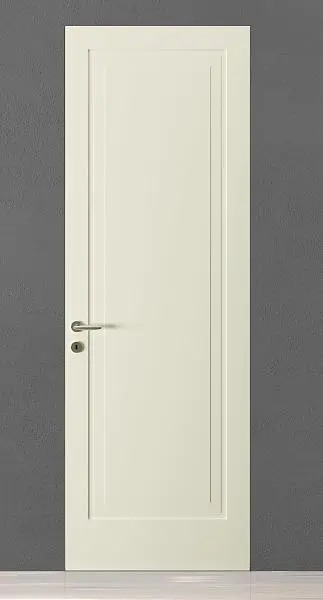 ALDA-60, модель 101, матовая эмаль в цвете "белая ночь". "Скрытый" короб с полотном толщиной 6 см.