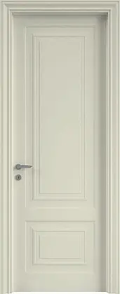 Межкомнатная дверь GRAND GR03 Bianco Night. Матовая эмаль
