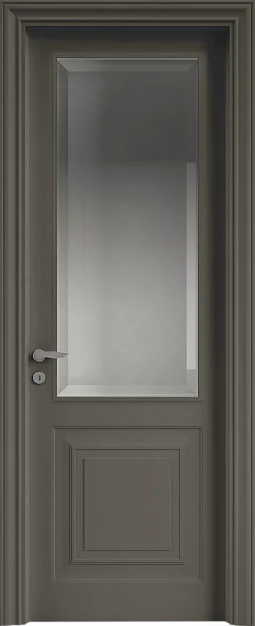 GRAND, GR03V, матовая эмаль Ombra, стекло Satinato Bianco.