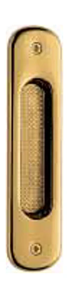 Врезная ручка для раздвижных дверей, модель CD211 в отделке золото матовое.