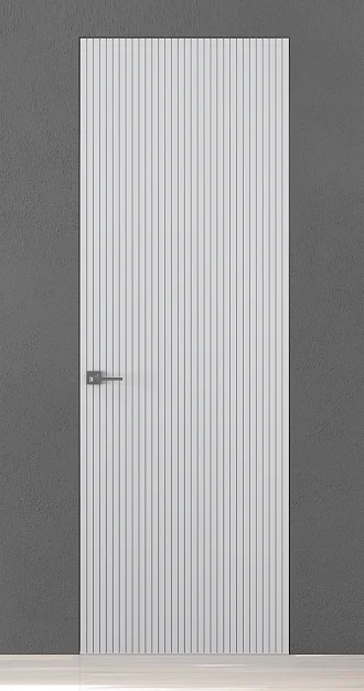TREND-60, модель Step-V, матовая эмаль L01 Bianco. "Скрытый" короб INVISIBLE.