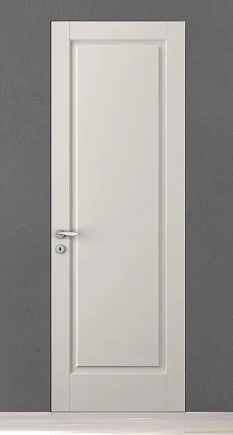 CORDA-60, модель 101P, матовая эмаль L06 Grigio Seta, скрытый короб INVISIBLE.