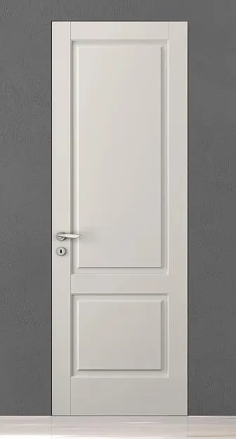 CORDA-60, модель 103P, матовая эмаль L06 Grigio Seta, скрытый короб INVISIBLE.