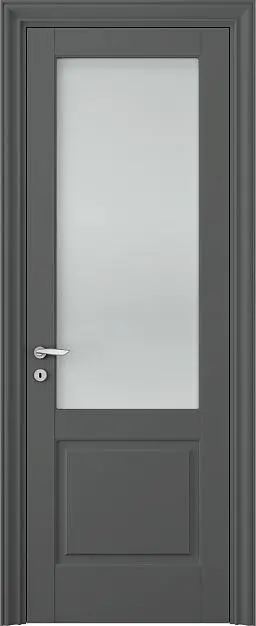 CORDA, модель 103V, матовая эмаль L07 Grigio Fume, стекло Satinato Bianco.