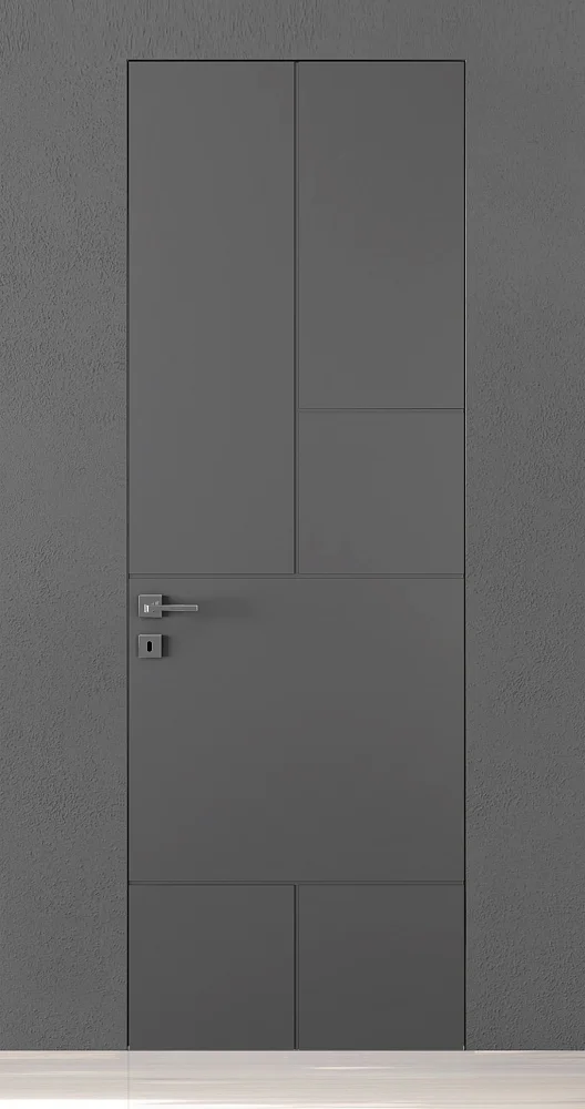 TREND-60, модель TR18, матовая эмаль L07 Grigio Fume. "Скрытый" короб INVISIBLE.