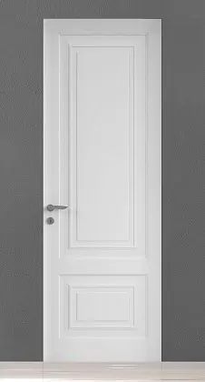 Межкомнатная дверь GRAND-60, GR03, Bianco. Матовая эмаль. Скрытый короб
