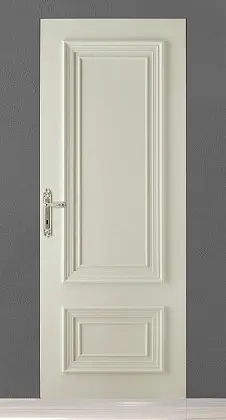 Классическая дверь, матовая эмаль PRIMA-60 P Bianco Night. Скрытый короб