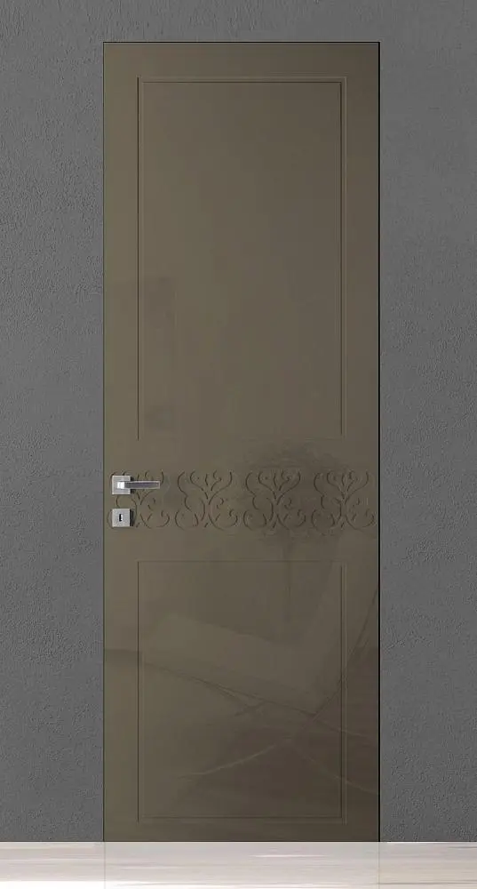 TREND-60, TR12, глянцевая эмаль Sabbia Gloss, скрытый короб INVISIBLE.