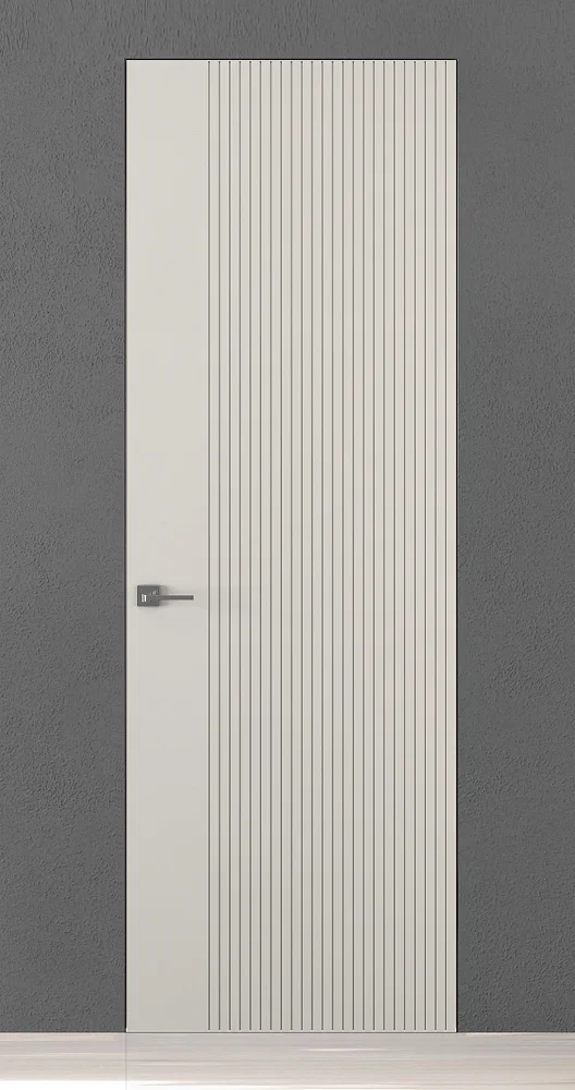 TREND-60, модель Reef, матовая эмаль L06 Grigio Setta. "Скрытый" короб INVISIBLE.