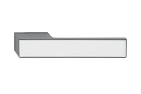 LINEA CALI (made in Italy), LOFT. Дверная ручка, антрацит матовый, вставка белая. 1 компл.
