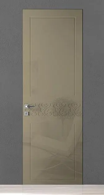 TREND-60, модель TR12, глянцевая эмаль LG11 Tortora Gloss, скрытый короб INVISIBLE.