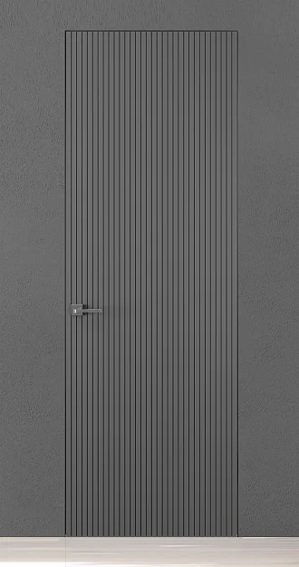 TREND-60, модель Step-V, матовая эмаль L07 Grigio Fume. "Скрытый" короб INVISIBLE.