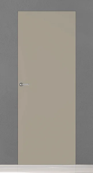 FILO-60, матовая эмаль в цвете "кварцевый" (грунт под покраску). "Скрытый" короб с полотном толщиной 6 см.