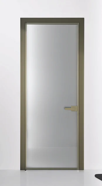 ALBED (made in Italy), PRIMA, стекло безопасное Сатинато, алюминий. 70х233см.
