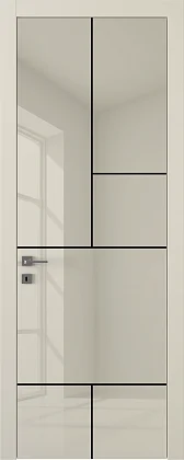 Дверь в стиле "неоклассика" TREND TR18m Bianco Night Gloss. Глянцевая эмаль