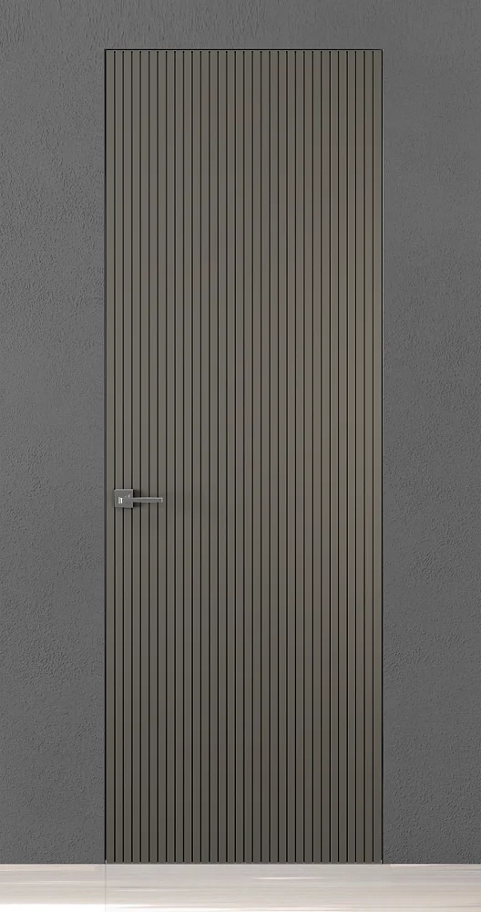 TREND-60, модель Step-V, матовая эмаль L14 Ombra. "Скрытый" короб INVISIBLE.